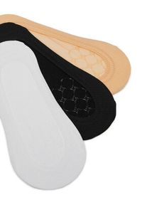 Nine West Stopki LA_NW_4WB_003_SS25 (3-PACK) MIX Biały. Kolor: biały. Materiał: bawełna #2