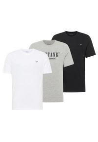 3-Pak T-Shirt Mustang Style Alex Biały Czarny Szary. Kolor: szary, biały, wielokolorowy, czarny #1