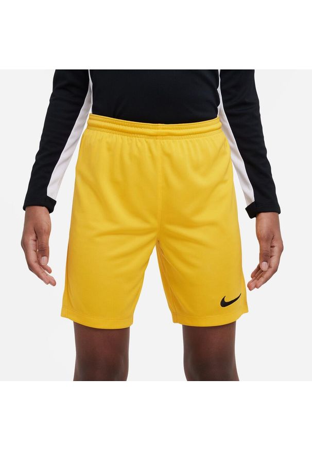 Spodnie sportowe chłopięce Nike JR Park Iii Knit. Kolor: żółty. Długość: krótkie