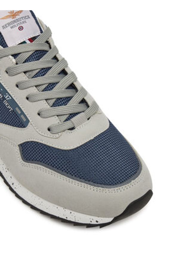 Aeronautica Militare Sneakersy 251SC288CT3545 Szary. Kolor: szary. Materiał: zamsz, skóra