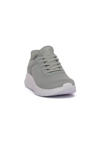 skechers - Buty do chodzenia damskie Skechers Sage Bobs Squad. Kolor: szary. Materiał: materiał, syntetyk. Szerokość cholewki: normalna. Sport: turystyka piesza
