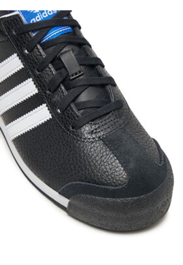 Adidas - adidas Sneakersy Samoa J JQ5089 Czarny. Kolor: czarny. Materiał: skóra