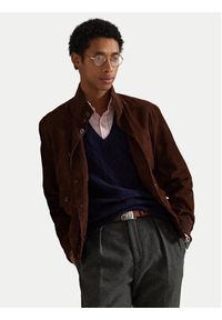 Polo Ralph Lauren Sweter 710974166001 Granatowy Regular Fit. Typ kołnierza: polo. Kolor: niebieski. Materiał: wełna #2