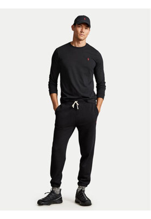 Polo Ralph Lauren Spodnie dresowe 710793939001 Czarny Relaxed Fit. Kolor: czarny. Materiał: bawełna, syntetyk