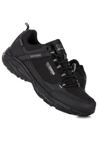 Buty męskie turystyczne trekkingowe DK PREDATOR BLK SOFTSHELL. Kolor: czarny. Materiał: softshell