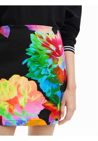 Desigual Spódnica mini 23SWFW09 Kolorowy Slim Fit. Materiał: bawełna. Wzór: kolorowy #4