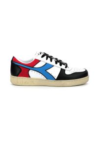 Diadora - Trampki DIADORA MAGIC BASKET LOW ICONA 47. Kolor: biały, czarny, niebieski, wielokolorowy #2