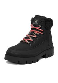 Beverly Hills Polo Club Trzewiki CEO-V12-1018 Czarny. Kolor: czarny. Materiał: materiał #2