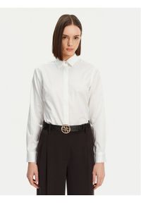 Guess Koszula W5RH31 WAF10 Biały Regular Fit. Kolor: biały. Materiał: bawełna