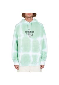 Bluza sportowa męska Volcom Trippin Dye. Kolor: zielony. Materiał: poliester, bawełna