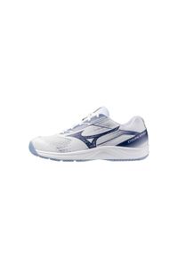 Buty halowe męskie Mizuno Cyclone Speed 5. Kolor: biały, niebieski, wielokolorowy