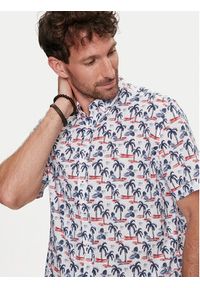 Bugatti Koszula 9450 58332A Granatowy Regular Fit. Kolor: niebieski. Materiał: bawełna #2