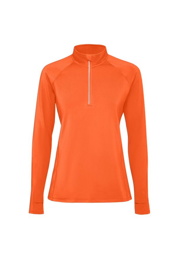 ROLY - Bluza Z Długim Rękawem Dla Pań I Panów Estambul Quarter Zip. Kolor: pomarańczowy. Długość rękawa: długi rękaw. Długość: długie