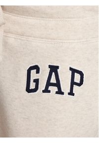 GAP - Gap Spodnie dresowe 463492-12 Beżowy Regular Fit. Kolor: beżowy. Materiał: bawełna #4
