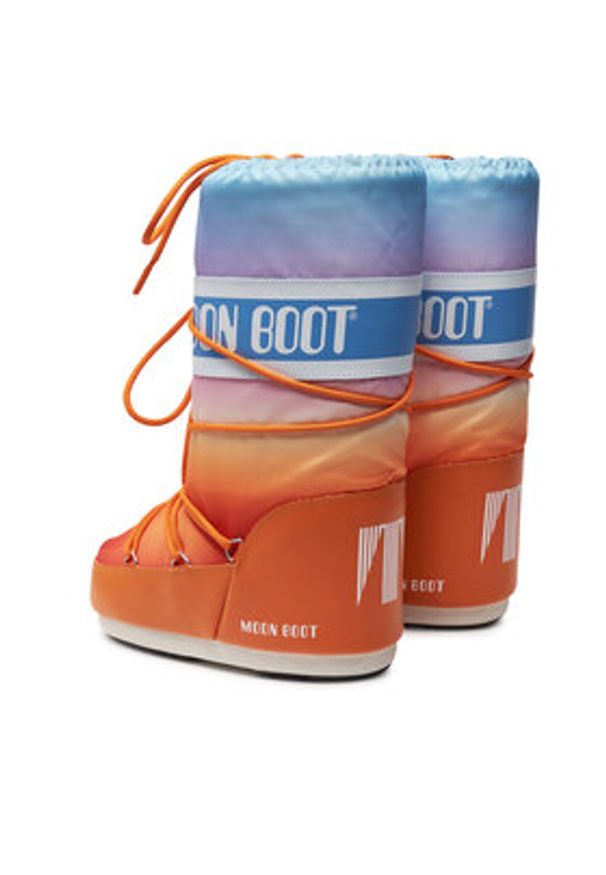 Moon Boot Śniegowce Mb Icon Sunrise 80D1402910 Pomarańczowy. Kolor: pomarańczowy. Materiał: materiał