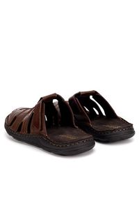 Go Soft Klapki ROMA-03 MI18 Brązowy. Kolor: brązowy. Materiał: skóra #6