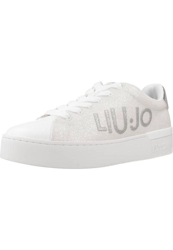 Liu Jo - Kapcie LIU-JO SILVIA 99 Biały. Kolor: biały. Materiał: tkanina, skóra. Styl: sportowy