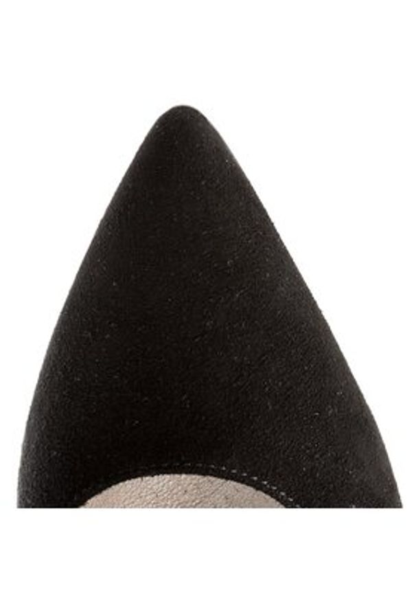 Gino Rossi Klapki Rumi DLH775-AB3-4900-9900-0 Czarny. Kolor: czarny. Materiał: skóra, zamsz