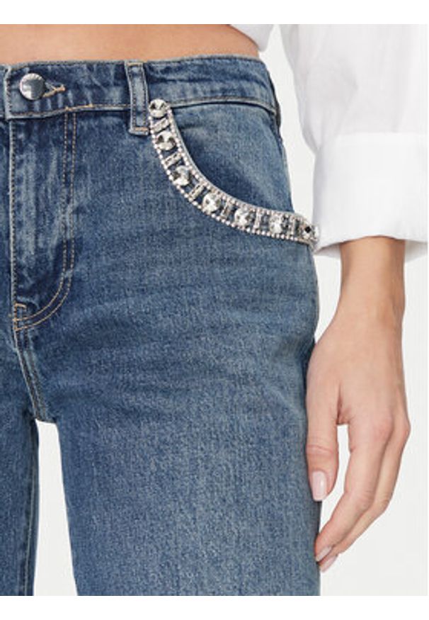 Guess Jeansy W5RA1N D5ACC Niebieski Skinny Fit. Kolor: niebieski