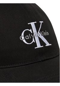 Calvin Klein Jeans Czapka z daszkiem Monologo LV04K5026G Czarny. Kolor: czarny. Materiał: bawełna, materiał