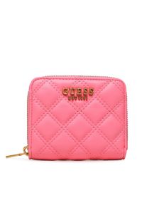 Mały Portfel Damski Guess. Kolor: różowy #1