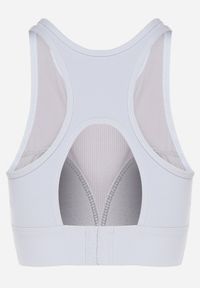 Born2be - Jasnoniebieski Biustonosz Sportowy Usztywniany Gładki Tosae. Okazja: na co dzień. Kolor: niebieski. Materiał: materiał. Wzór: gładki. Styl: sportowy #6