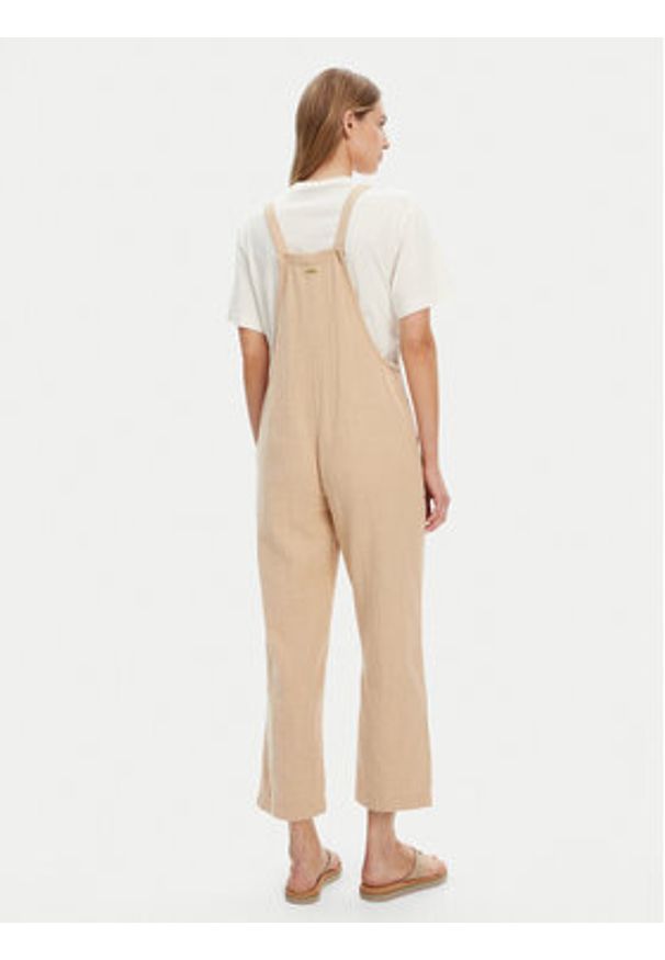 Billabong Ogrodniczki ABJWD00686 Beżowy Regular Fit. Kolor: beżowy. Materiał: bawełna