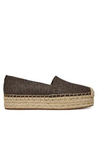 MICHAEL Michael Kors Espadryle Lynn 40S5LYFP1B Brązowy. Kolor: brązowy. Materiał: skóra