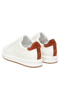 Lauren Ralph Lauren - LAUREN RALPH LAUREN Sneakersy Ainsley Sk Ltl 802979188001 Biały. Kolor: biały. Materiał: skóra