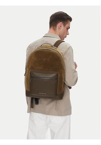TOMMY HILFIGER - Tommy Hilfiger Plecak Th Casual Suede Backpack AM0AM13229 Zielony. Kolor: zielony. Materiał: zamsz, skóra. Styl: casual