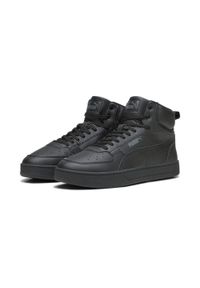 Buty Puma Caven 2.0 Mid, Mężczyźni. Kolor: wielokolorowy, czarny, szary. Materiał: guma, materiał, tkanina, syntetyk. Sezon: lato