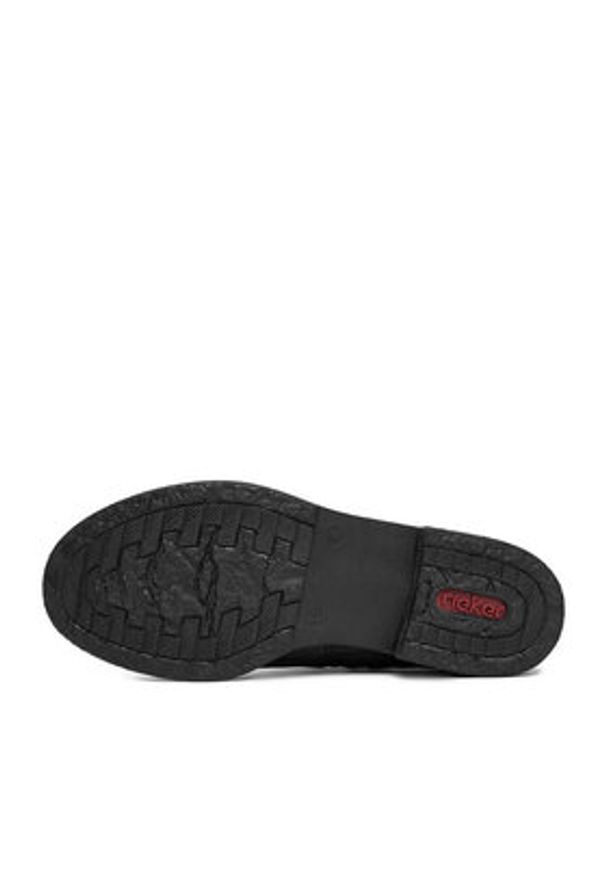 Rieker Botki 74855-00 Czarny. Kolor: czarny. Materiał: skóra