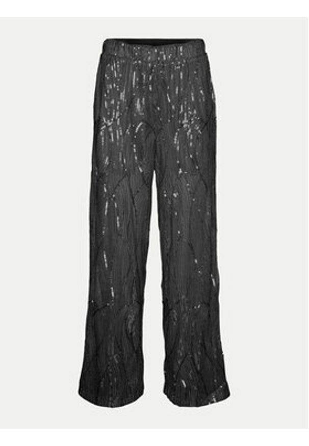 Vero Moda Spodnie materiałowe Ellen 10319016 Czarny Straight Fit. Kolor: czarny. Materiał: syntetyk