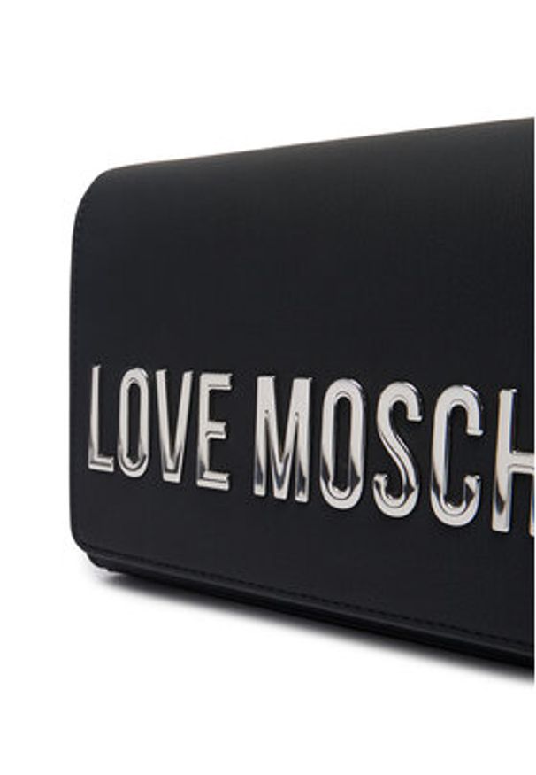 Love Moschino - LOVE MOSCHINO Torebka JC4103PP1OKD000B Czarny. Kolor: czarny. Materiał: skórzane