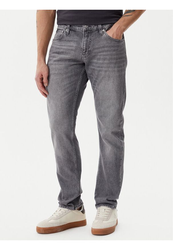 Calvin Klein Jeans Jeansy J30J327157 Szary Slim Fit. Kolor: szary