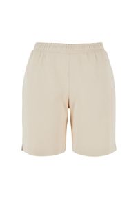 Damskie szorty bermudzkie Urban Classics Organic Terry. Kolor: biały. Materiał: bawełna. Długość: krótkie #1