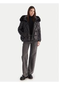 Geox Kurtka zimowa Backsie W5628S T3121 F9000 Czarny Oversize. Kolor: czarny. Materiał: syntetyk. Sezon: zima #5