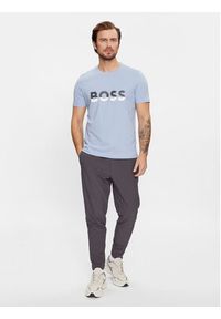 BOSS - Boss T-Shirt Tee 1 50477616 Niebieski Regular Fit. Kolor: niebieski. Materiał: bawełna #6
