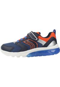 Geox - Buty GEOX J CIBERDRON BOY Niebieski. Kolor: niebieski. Materiał: syntetyk, tkanina. Sport: turystyka piesza