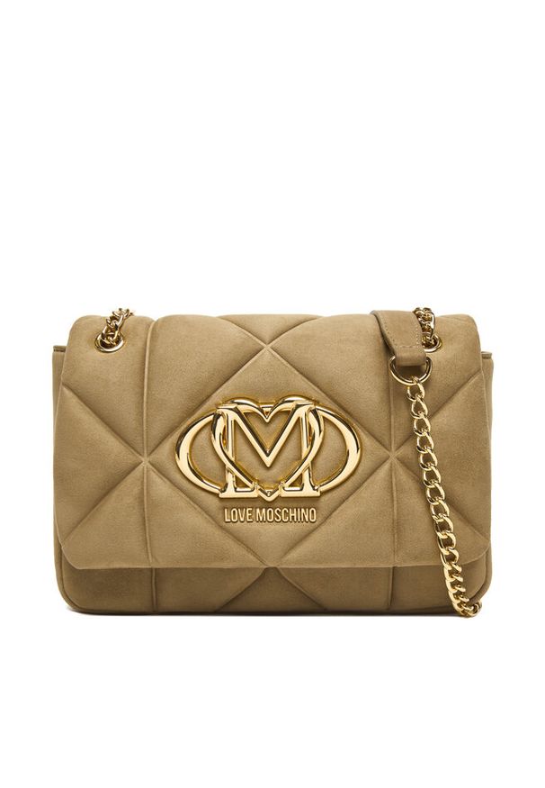 Love Moschino - Torebka LOVE MOSCHINO. Kolor: beżowy