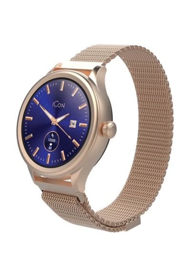Smartwatch FOREVER Icon AW-100 Różowo-złoty. Rodzaj zegarka: smartwatch. Kolor: złoty, wielokolorowy, różowy. Styl: elegancki, casual