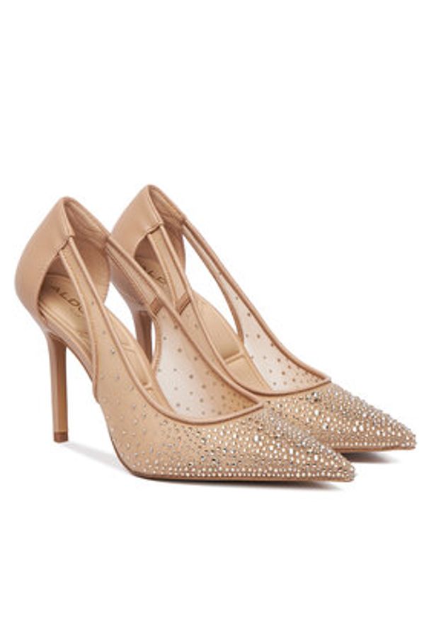 Aldo Szpilki Ebenezer 13839549 Beżowy. Kolor: beżowy. Materiał: materiał. Obcas: na szpilce