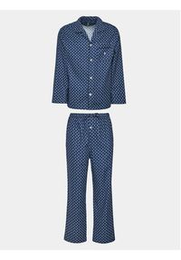Polo Ralph Lauren Piżama 714915969001 Granatowy Regular Fit. Kolor: niebieski. Materiał: bawełna #8
