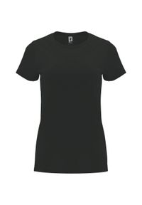 ROLY - Damska Koszulka Z Krótkim Rękawem Capri. Kolor: szary, niebieski, wielokolorowy. Długość rękawa: krótki rękaw. Długość: krótkie. Sport: turystyka piesza #1