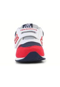 Buty do chodzenia niemowlęce New Balance 996. Zapięcie: rzepy. Kolor: czerwony, wielokolorowy. Materiał: materiał, syntetyk, tkanina. Szerokość cholewki: normalna. Model: New Balance 996. Sport: turystyka piesza