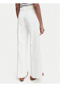 TOMMY HILFIGER - Tommy Hilfiger Jeansy 70s WW0WW48576 Biały Wide Leg. Kolor: biały #4