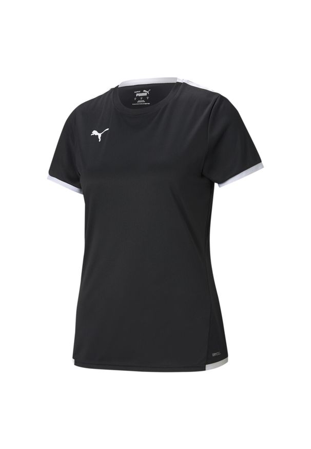 Puma - Damska koszulka piłkarska teamLIGA PUMA Black White. Kolor: czarny, biały, wielokolorowy. Sport: piłka nożna