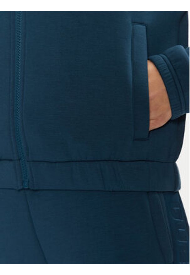 Guess Bluza V4BQ14 K7UW2 Niebieski Regular Fit. Kolor: niebieski. Materiał: wiskoza