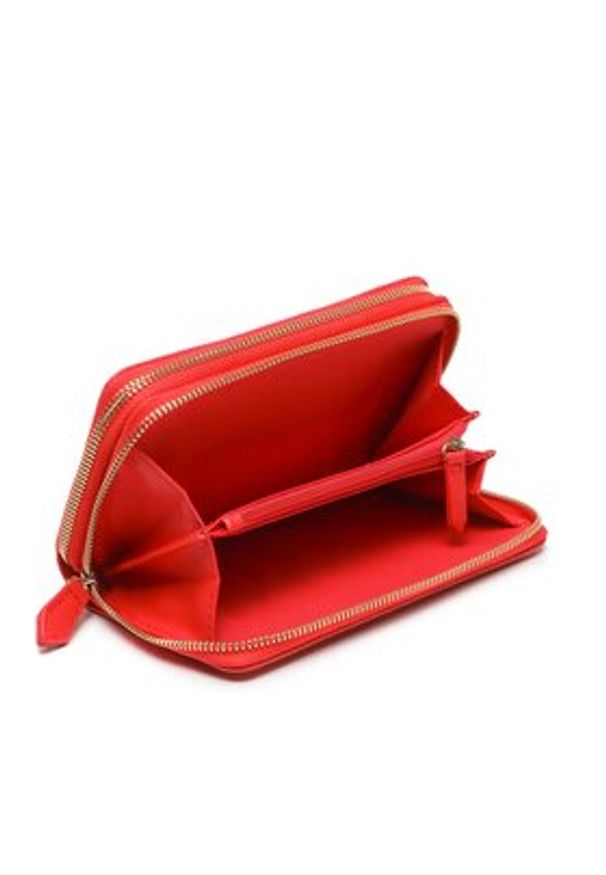 VALENTINO - Valentino Duży Portfel Damski Divina VPS1R447G Czerwony. Kolor: czerwony. Materiał: skóra