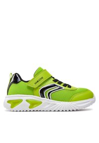 Geox Sneakersy J Assister Boy J45DZC 014CE C3707 D Zielony. Kolor: zielony. Materiał: mesh, materiał #1